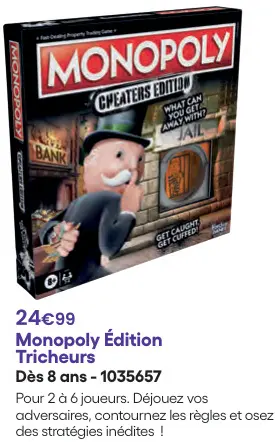 Offre: Édition Tricheurs