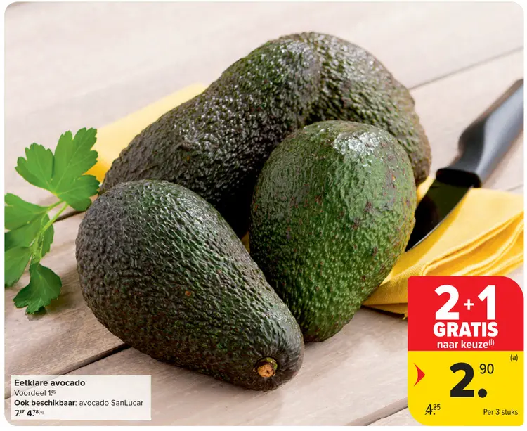 Promotie: Eetklare avocado