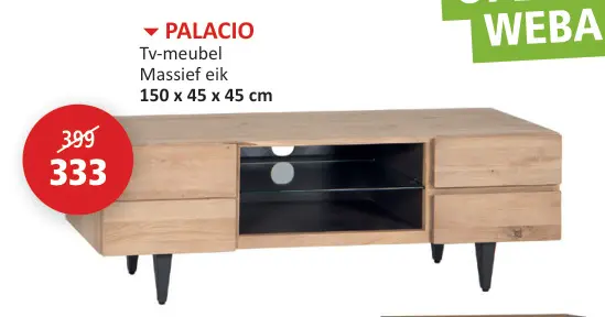 Promotie: Tv-meubel Palacio