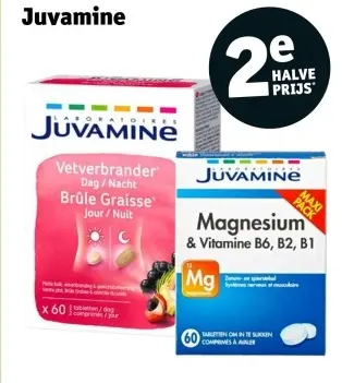 Promotie: Juvamine Vetverbrander & Magnesium & Vitamine