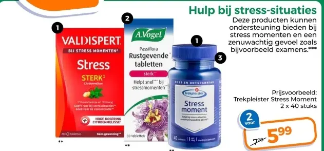 Aanbieding: Trekpleister Stress Moment
