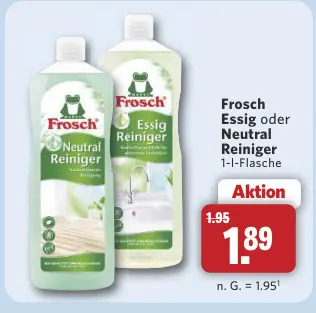 Aanbieding: Essig oder Neutral Reiniger