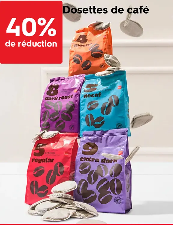 Offre: Dosettes de café