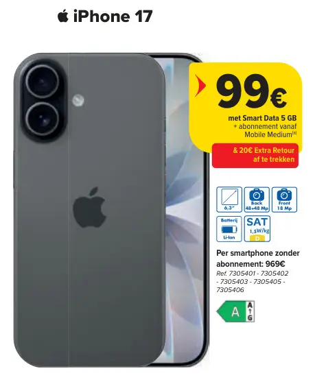 Promotie: iPhone 17