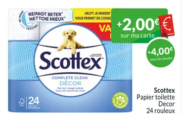 Offre: Scottex Papier toilette Decor
