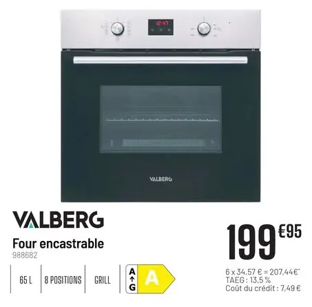 Offre: Four encastrable