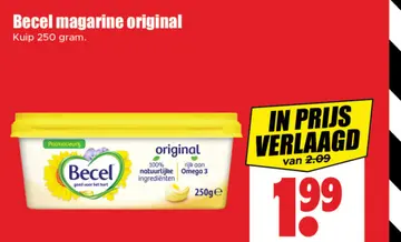 Aanbieding: Becel margarine original
