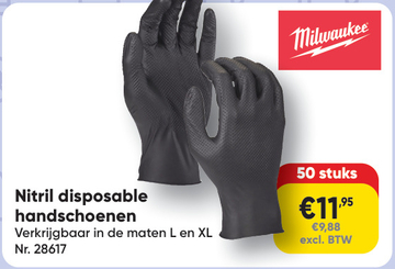 Aanbieding: Nitril disposable handschoenen