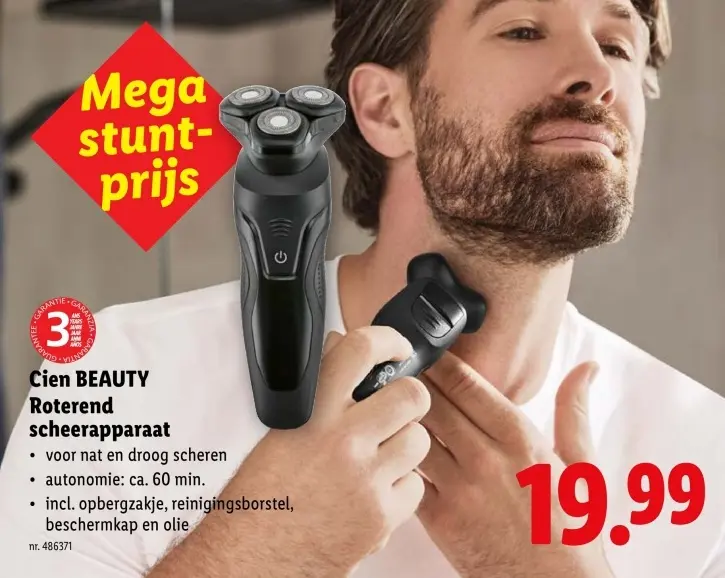 Aanbieding: Roterend scheerapparaat
