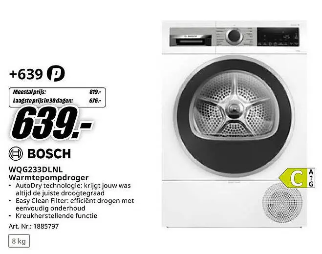 Aanbieding: Warmtepompdroger