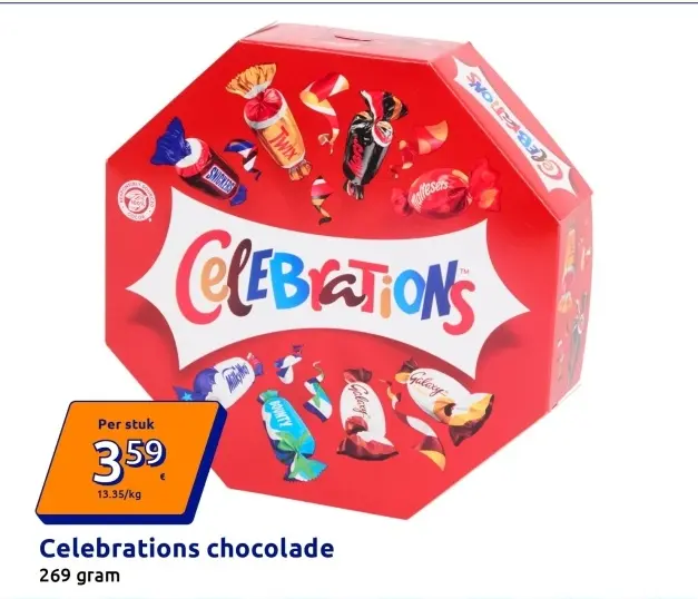 Promotie: Celebrations chocolade