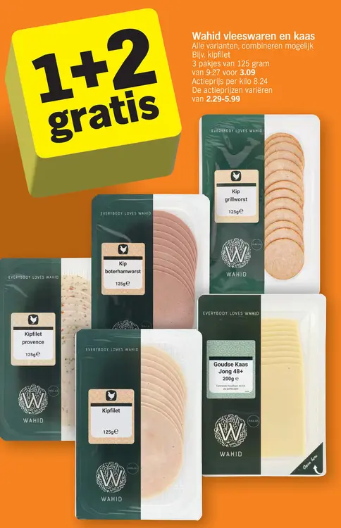 Promotie: Wahid vleeswaren en kaas