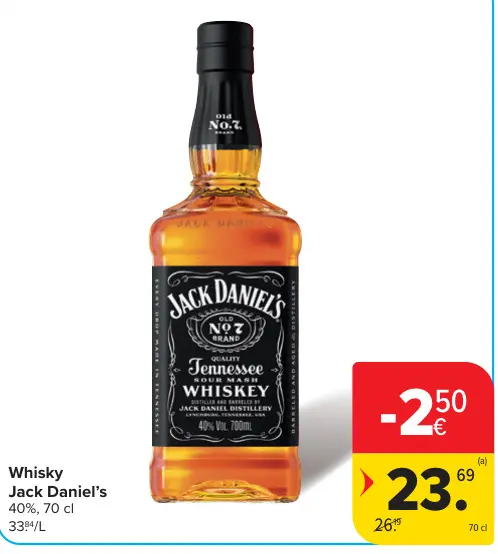 Promotie: Whisky Jack Daniel's