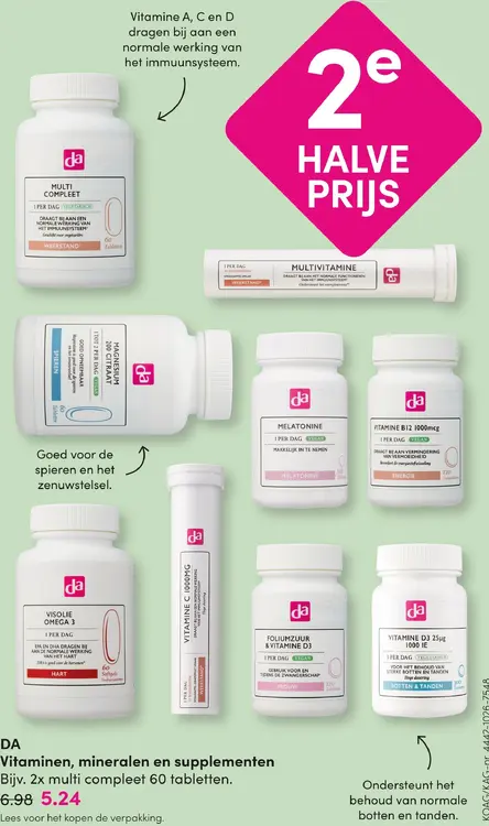 Aanbieding: Vitaminen, mineralen en supplementen