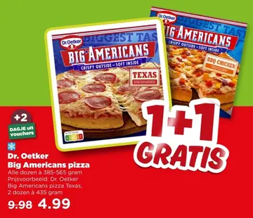 Aanbieding: Big Americans pizza
