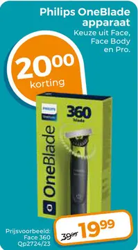 Aanbieding: Philips OneBlade apparaat