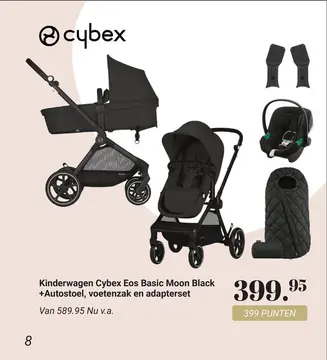 Aanbieding: Kinderwagen Cybex Eos Basic Moon Black