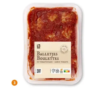 Offre: boulettes sauce tomate