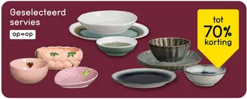 Aanbieding: Geselecteerd servies