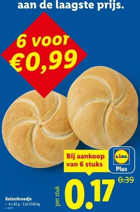 Promotie: Keizerbroodje