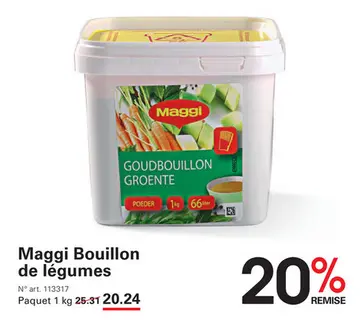 Offre: Maggi Bouillon de légumes