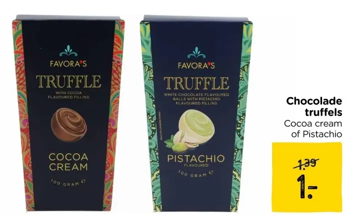Aanbieding: Chocolade truffels