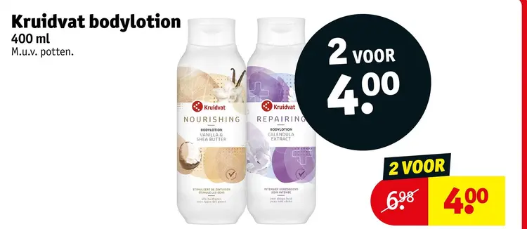 Aanbieding: bodylotion