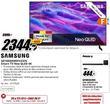 Offre: Smart TV Neo QLED 4K