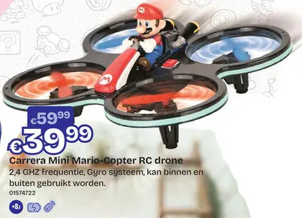 Aanbieding: Mini Mario-Copter RC drone