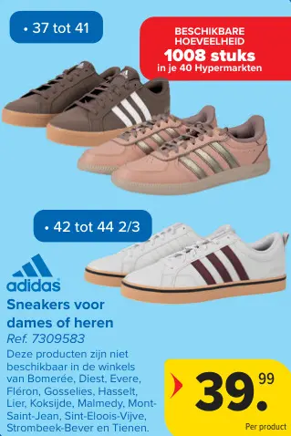 Promotie: Sneakers voor dames of heren
