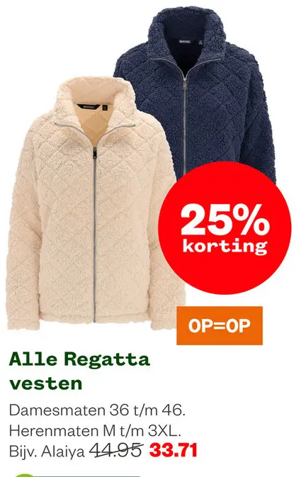 Aanbieding: Regatta vesten