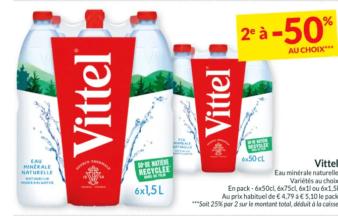 Offre: Eau minérale naturelle