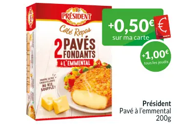 Offre: Pavé à l'emmental