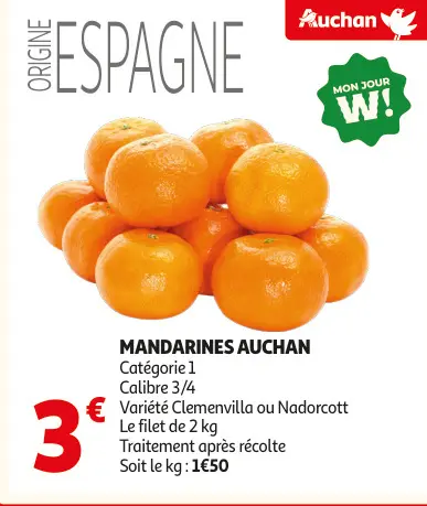 Promotie: Mandarines
