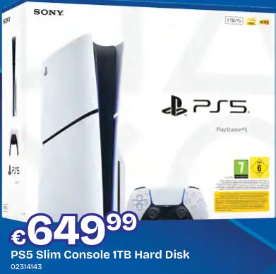 Aanbieding: Slim Console 1TB Hard Disk