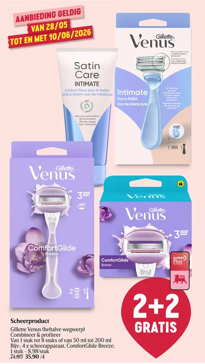 Promotie: Scheerproduct Gillette Venus