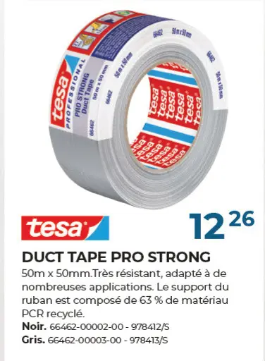 Offre: Duct tape pro strong