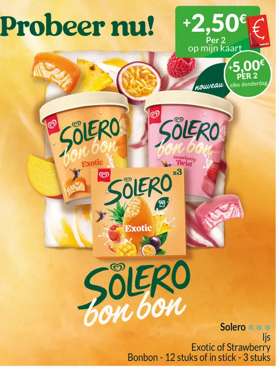 Promotie: Solero bon bon