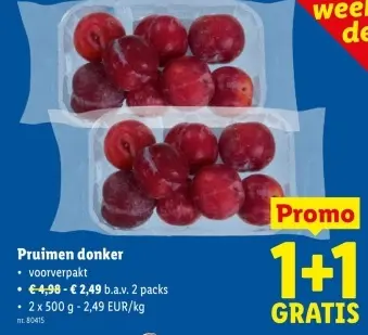 Promotie: Pruimen donker