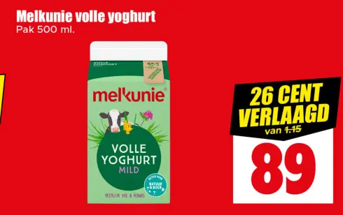 Aanbieding: volle yoghurt
