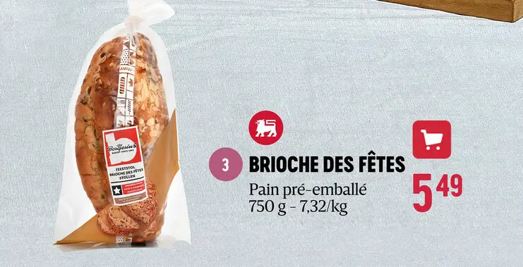 Offre: Brioche des fêtes