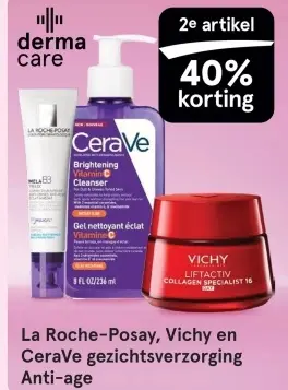 Aanbieding: La Roche-Posay, Vichy en CeraVe gezichtsverzorging Anti-Age
