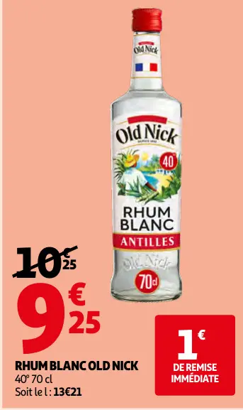 Offre: Rhum blanc