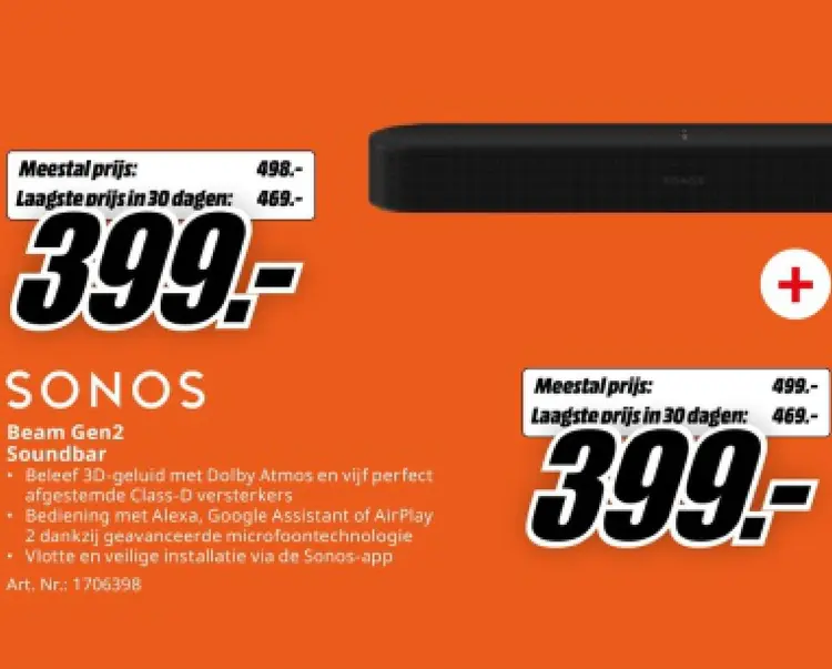 Aanbieding: Beam Gen2 Soundbar
