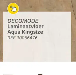 Promotie: Decomode laminaat aqua kingsize elba 4-zijdige v-groef 8mm 2,53m²