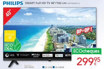 Aanbieding: PHILIPS SMART Full HD TV