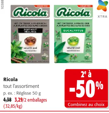 Offre: Ricola tout l'assortiment
