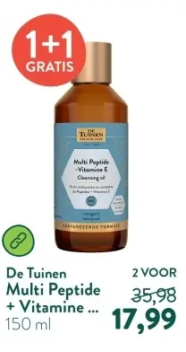 Aanbieding: Multi Peptide + Vitamine E Cleansing oil