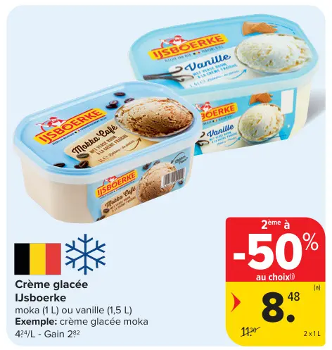 Offre: Crème glacée