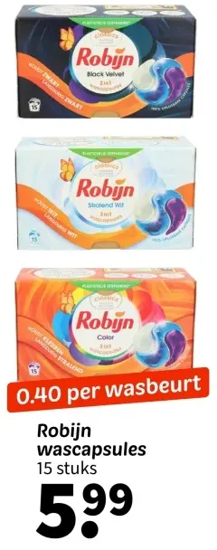 Promotie: Wascapsules
